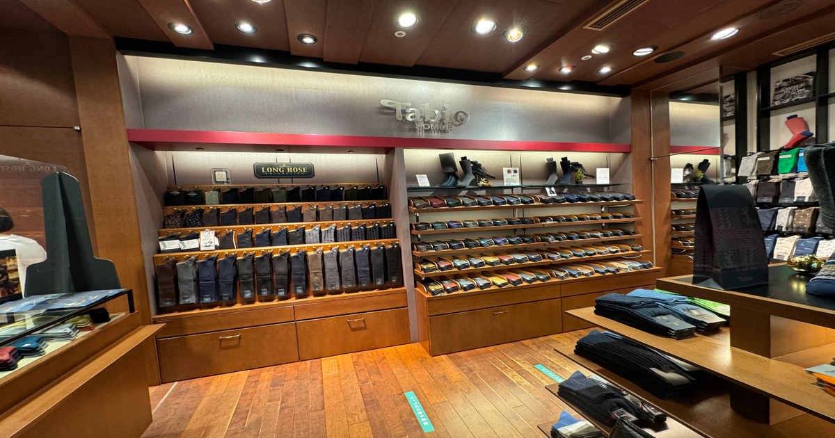 Tabio MEN 丸の内オアゾ店｜ショップ・サービス｜Marunouchi.com