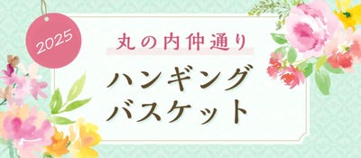 季節の花たちが仲通りを彩る 『丸の内仲通りハンギングバスケット2025』