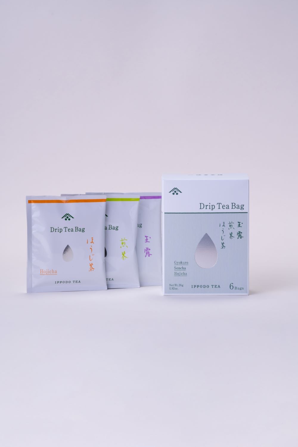 ドリップティーバッグ3種セット（6袋入／玉露・煎茶・ほうじ茶　各2袋）税込1,296円