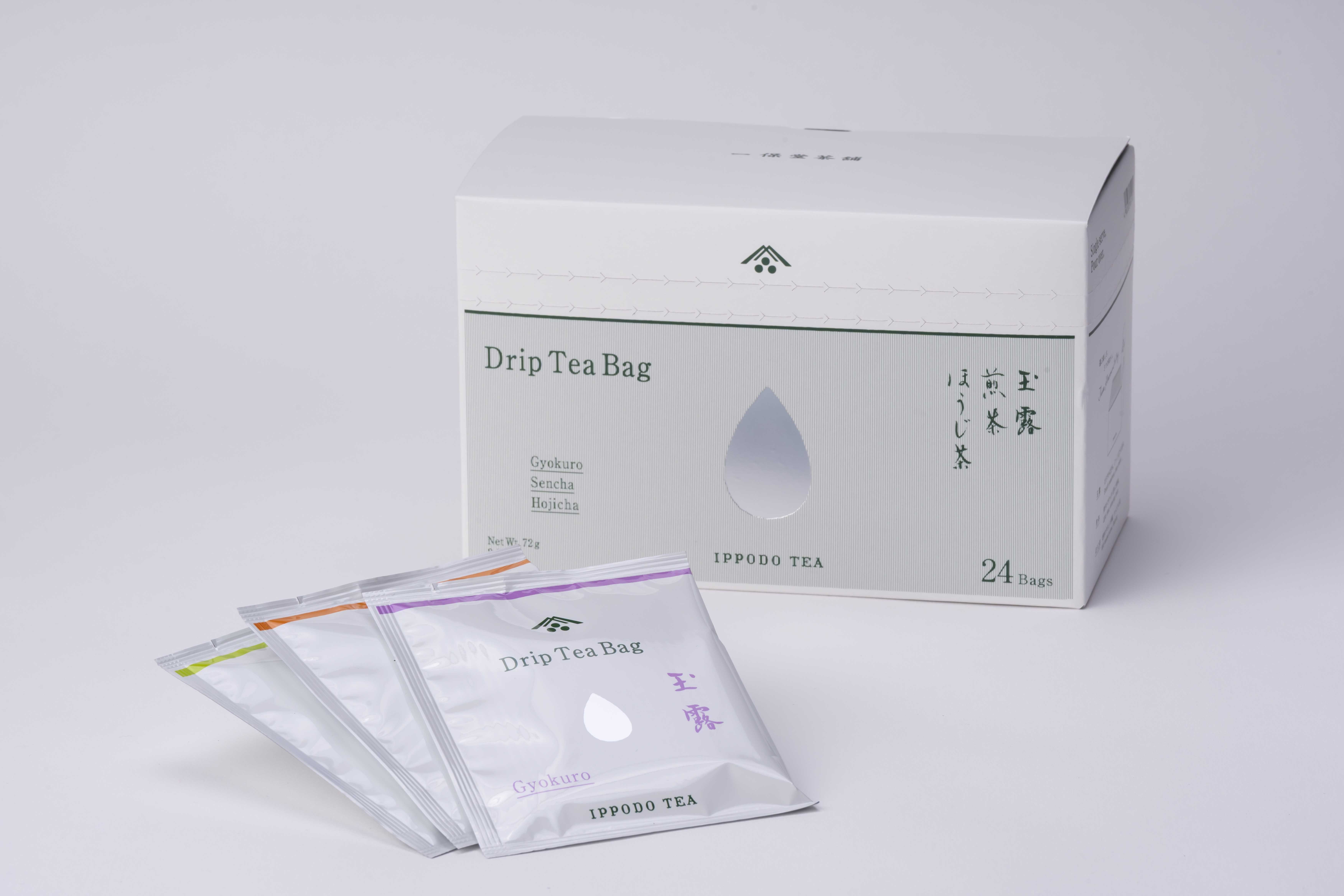 ドリップティーバッグセット24（24袋入／玉露・煎茶・ほうじ茶　各8袋）税込5,400円
