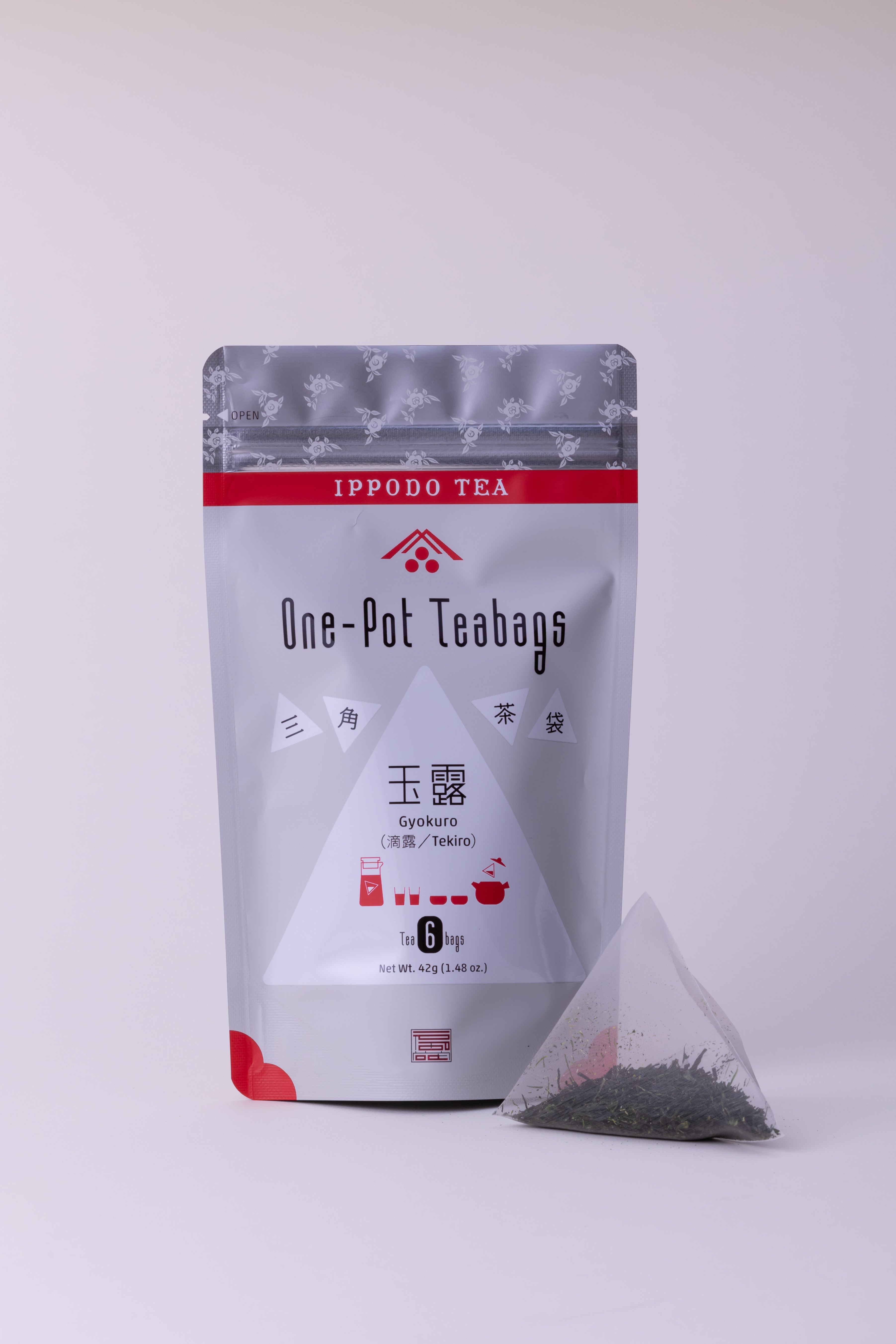 三角茶袋 玉露（7g×6袋入）　税込1,296円（本体1,200円）