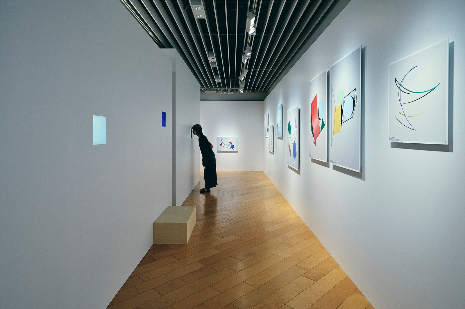 「光と図形と、その周辺」展示風景