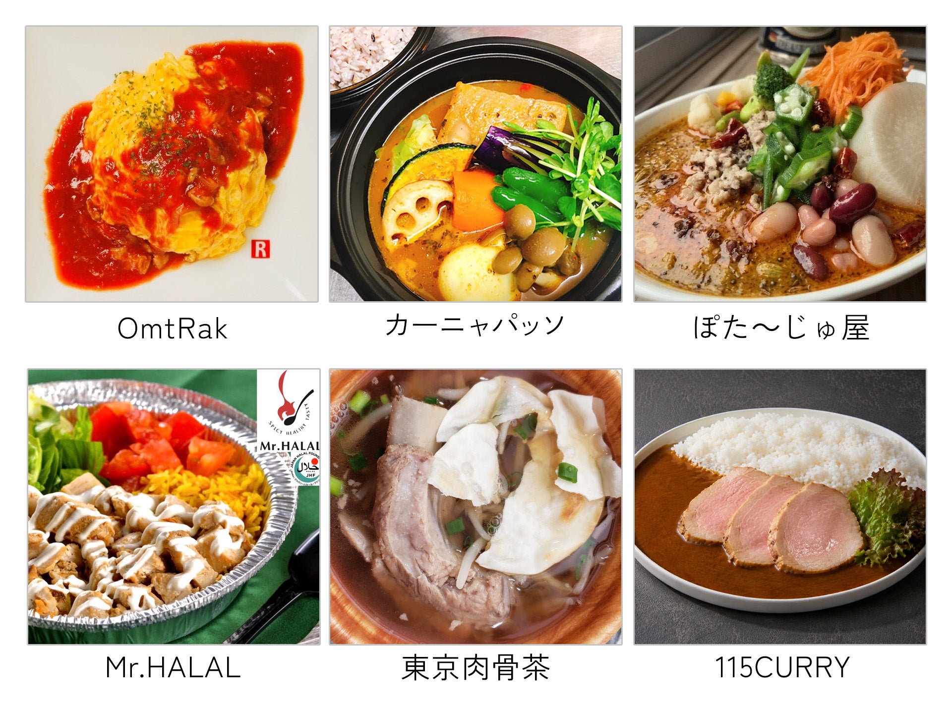 Example of sales menu